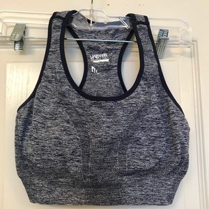 Gymshark blue marle seamless sports bra